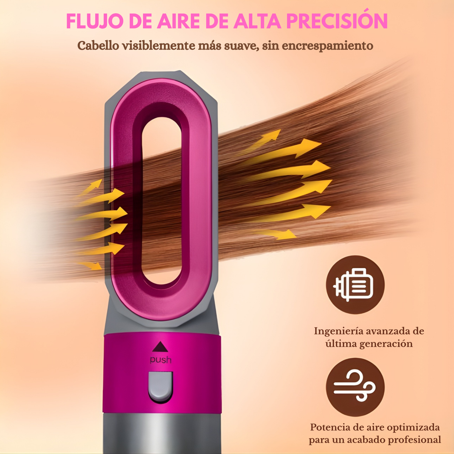 Cepillo Secador -            5 en 1